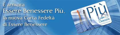 Carta Fedeltà Essere & Benessere Più